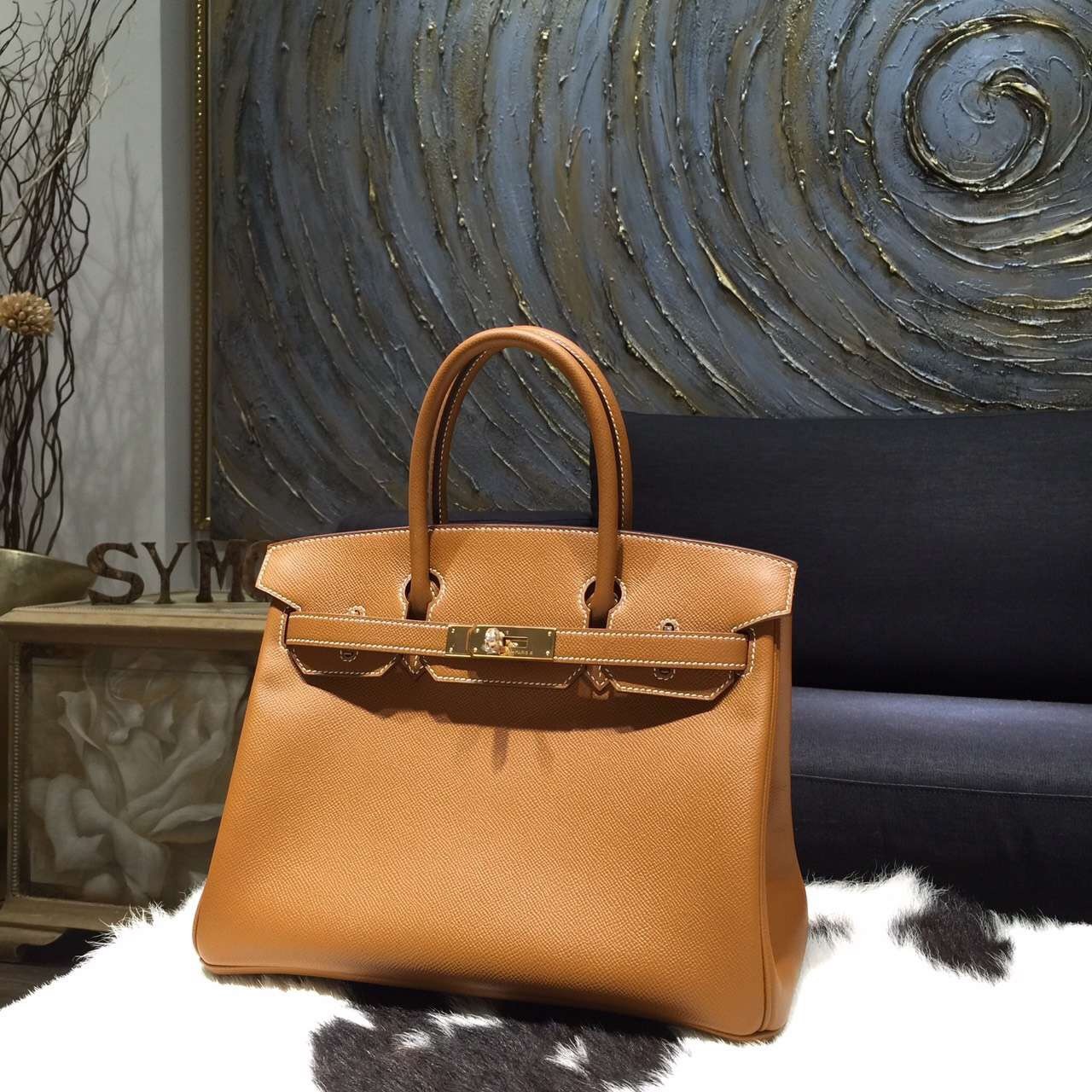 Copy Cheap Hermes Birkin 30cm Epsom Calfskin Original Leather Bag ...